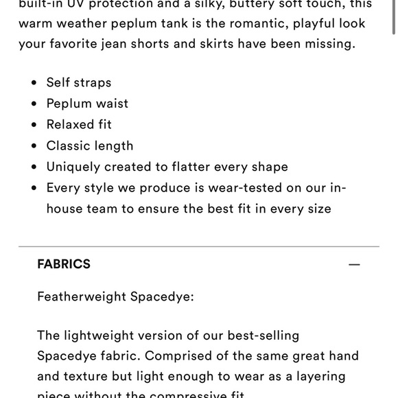 BEYOND YOGA Featherweight Flounce Tank - Indigo Heather / XL NWT - Picture 2 of 3